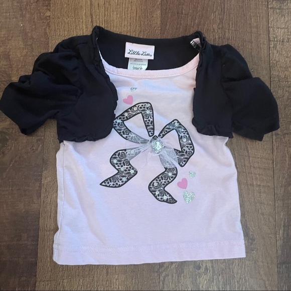 Little lass 2 piece shirt&skirt toddler girl 18mon - Picture 2 of 8